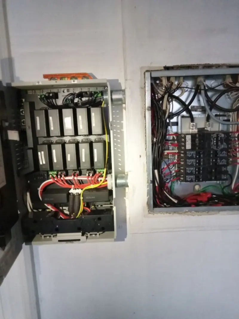Electrical panel upgrade completed for Security Camera Wiring in Shingle Springs